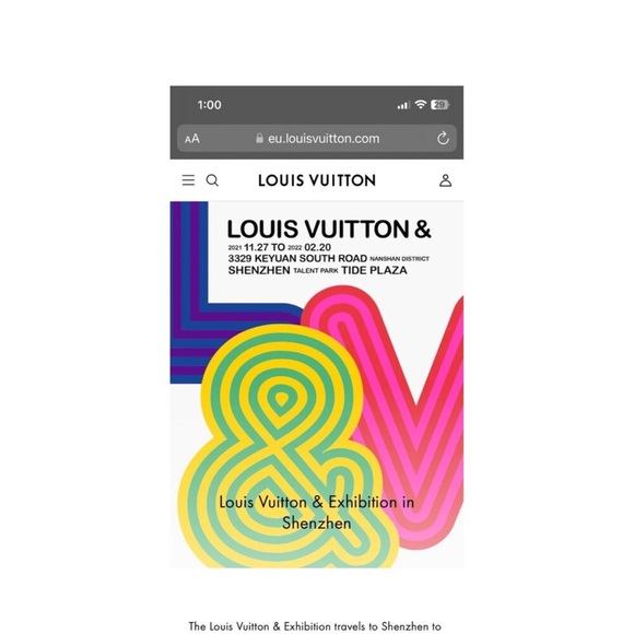 Louis Vuitton Canvas Bag  /Shenzhen Exhibition 2021 Limited Edition - Picture 5 of 6